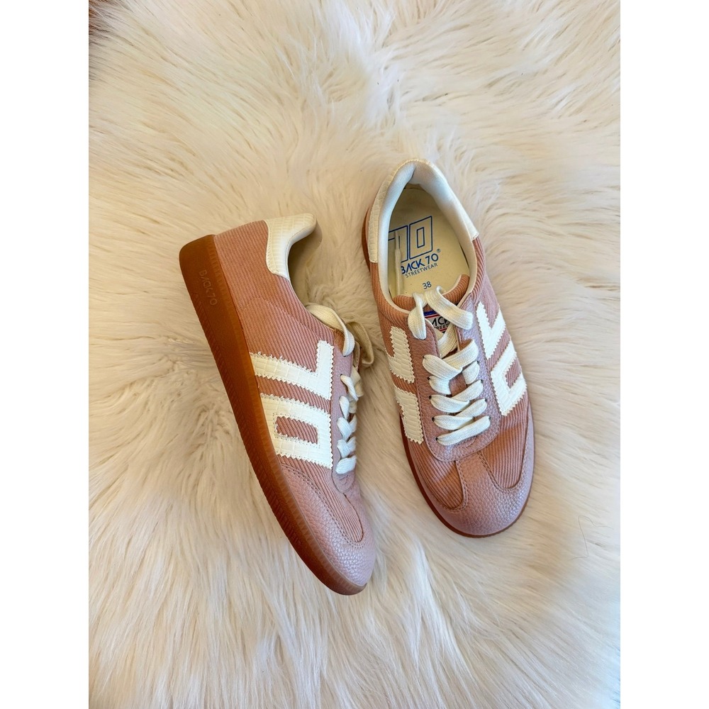 Women's Pink "BACK 70" Fashion Sneakers size 38